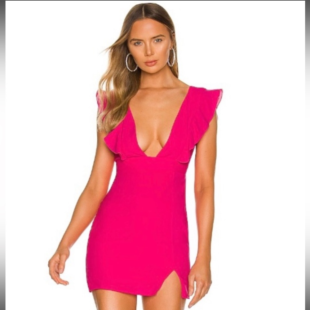 Revolve pink mini dress